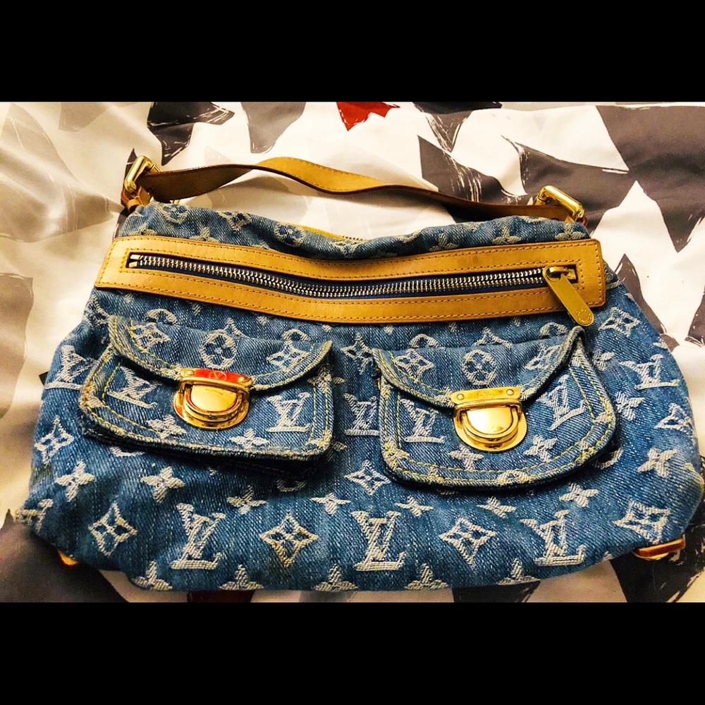 Vintage Denim Louis Vuitton handbag